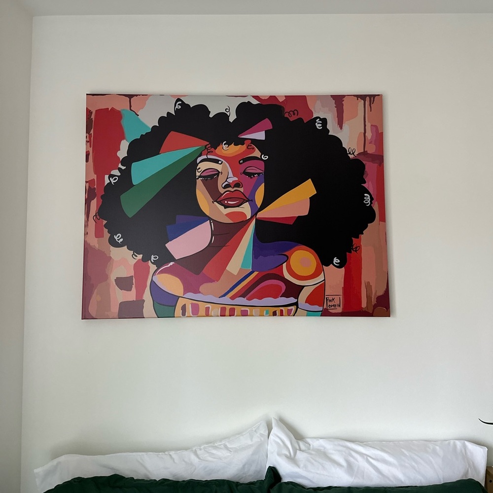 30”x40” Pink Lomein Canvas Art